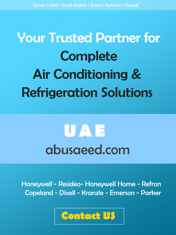air conditioning and refrigeration spare parts in UAE
